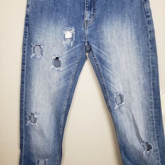 Cheap Monday Common Atomic Distressed Ankle Jeans Size 26/32 - Picture 7 of 14